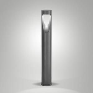 Fabas Luce Φωτιστικό LED Teo, ύψος 80 cm, μαύρο, μέταλλο, IP65, Μαύρο, Αλουμίνιο, σύγχρονο