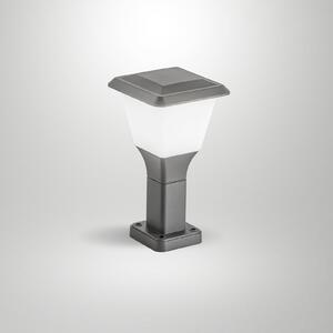 Fabas Luce Λάμπα βάσης Lena, 30 cm, σκούρο γκρι, μέταλλο, E27, IP65, ρυθμιζόμενος, Μαύρο, Αλουμίνιο, σύγχρονο