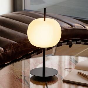 Kdln LED επιτραπέζιος φωτισμός KUSHI, μαύρος, ύψος 32 cm, ρυθμιστής έντασης CCT, ρυθμιζόμενος, Μαύρο, Σαλόνι / τραπεζαρία, Γυαλί, σχεδιασμός