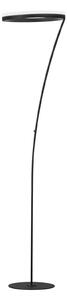 FISCHER & HONSEL Λάμπα δαπέδου LED Sirko, άμμο-μαύρο, ύψος 177 cm, μέταλλο, CCT, ρυθμιζόμενος, Μαύρο, Σαλόνι / τραπεζαρία, Μέταλλο, σύγχρονο