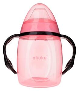 Ποτήρι Εκπαιδευτικό 280ml Akuku A0429 Ροζ