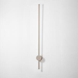 Nowodvorski Lighting LED φωτιστικό τοίχου Orla M, άμμος, αλουμίνιο, ύψος 97 cm, Μπεζ, Αλουμίνιο