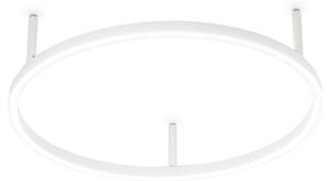 IDEAL LUX Ιδανική λάμπα οροφής LED Ideal Lux Oracle Slim Ø 50 cm λευκή 3.000 K, Λευκό, Σαλόνι / τραπεζαρία, Αλουμίνιο, σύγχρονο