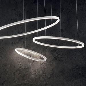 IDEAL LUX Ideal Lux LED κρεμαστή λάμπα Oracle Slim Ø 50 cm λευκό 3.000 K, Λευκό, Σαλόνι / τραπεζαρία, Μέταλλο, σύγχρονο