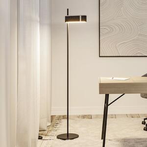 Paulmann Smart LED-Stehleuchte Jagun, ανθρακί, 151 cm Φελτ, ρυθμιζόμενος, Γκρι, Σαλόνι / τραπεζαρία, Ύφασμα / Κλωστοϋφαντουργία, σύγχρονο, Ελεύθερος κατακόρυφος προβολέας