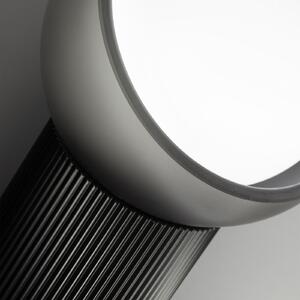 IDEAL LUX Επιτραπέζιο φωτιστικό Bloom, μαύρο/σκούρο γκρι, ύψος 27 εκ., Μαύρο, Σαλόνι / τραπεζαρία, Μέταλλο, σύγχρονο