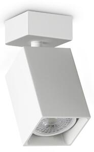 IDEAL LUX Προβολέας οροφής Dynamite Square, λευκός, μήκος 5,7 εκ., Λευκό, Σαλόνι / τραπεζαρία, Μέταλλο, σύγχρονο