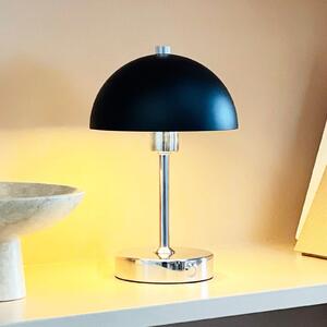 Dyberg Larsen LED-Akku-Τραπεζοκαθιστικό Malmö, ύψος 23 cm, μέταλλο, ρυθμιζόμενος, Μεταλλικό, Σαλόνι / τραπεζαρία, Μέταλλο, σχεδιασμός
