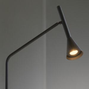IDEAL LUX Επιτραπέζια λάμπα LED Diesis, μαύρη, ύψος 65 εκ., ρυθμιστής έντασης, ρυθμιζόμενος, Μαύρο, Σαλόνι / τραπεζαρία, Μέταλλο, σύγχρονο
