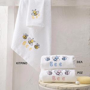 Παιδικές Πετσέτες (Σετ 2τμχ) Rythmos Baby HoneyBee 500gsm Κιτρινο