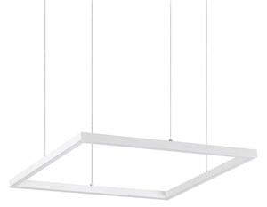 IDEAL LUX Ideal Lux LED κρεμαστή λάμπα Oracle Slim 50 x cm λευκή 3.000 K, Λευκό, Σαλόνι / τραπεζαρία, Αλουμίνιο, σύγχρονο