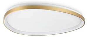 IDEAL LUX Φωτιστικό οροφής LED Gemini, ορείχαλκος, 81 εκ., 3000 K, on/off, Χρυσό / Ορείχαλκου, Σαλόνι / τραπεζαρία, Μέταλλο, σύγχρονο