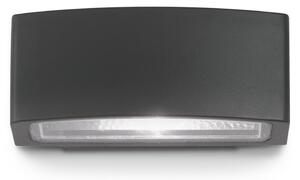IDEAL LUX Ideal Lux εξωτερικός φωτιστικός Andromeda μαύρος, πλάτος 22 cm αλουμίνιο, ρυθμιζόμενος, Μαύρο, Μπάνιο, Αλουμίνιο, σύγχρονο, Πρίζα τοίχου κάτω