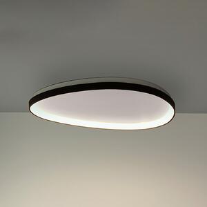 IDEAL LUX Φωτιστικό οροφής LED Gemini, μαύρο, 61 εκ., 4000 K, on/off, Μαύρο, Σαλόνι / τραπεζαρία, Μέταλλο, σύγχρονο