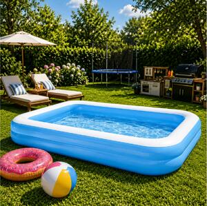 Φουσκωτή πισίνα Bestway Family Pool οικογενειακή, χωρητικότητας 850lt, 305x183x46cm