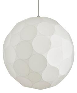 Tom Dixon Κρεμαστό φωτιστικό Soft, Ø 60 cm, λευκό, πλαστικό, E27, ρυθμιζόμενος, Λευκό, Σαλόνι / τραπεζαρία, Πλαστικό, σχεδιασμός, Σφαίρα
