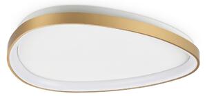 IDEAL LUX Φωτιστικό οροφής LED Gemini, ορείχαλκος, 61 cm, 2700 K, on/off, Χρυσό / Ορείχαλκου, Σαλόνι / τραπεζαρία, Μέταλλο, σύγχρονο