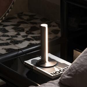 IDEAL LUX Επιτραπέζια λάμπα LED Dorica, χρώμα μπρούντζου, ύψος 25 εκ., ρυθμιζόμενος, Μπρούτζινο / Αντικέ ορείχαλκου, Σαλόνι / τραπεζαρία, Αλουμίνιο, σύγχρονο