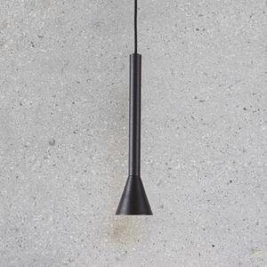 IDEAL LUX Κρεμαστό φωτιστικό LED Diesis, μαύρο, Ø 6 cm, μέταλλο, Μαύρο, Σαλόνι / τραπεζαρία, Μέταλλο, σύγχρονο