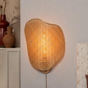 Good & Mojo GOOD MOJO Φωτιστικό τοίχου Kinabalu, φυσικό, 50 cm, μπαμπού βύσμα, Ξύλου, Σαλόνι / τραπεζαρία, Μπαμπού
