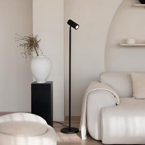 Good & Mojo GOOD MOJO Φωτιστικό δαπέδου Java, μαύρο, 141 cm, μπαμπού, GU10, Μαύρο, Σαλόνι / τραπεζαρία, Μπαμπού, σχεδιασμός