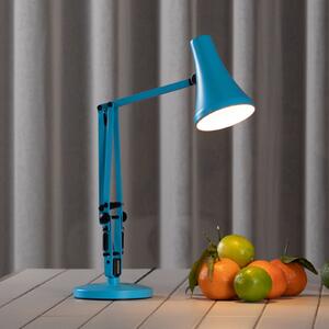 Anglepoise LED επιτραπέζια λάμπα 90 MINI VIVID, τυρκουάζ μπλε USB, ρυθμιζόμενος, Μπλε, Μελέτη / Γραφείο, Μέταλλο, Βιομηχανικός σχεδιασμός, Επιτραπέζια σκιά
