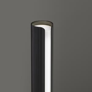 IDEAL LUX Φωτιστικό γραφείου LED Dorica, μαύρο, ύψος 25 εκ., ρυθμιζόμενος, Μαύρο, Σαλόνι / τραπεζαρία, Αλουμίνιο, σύγχρονο