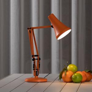 Anglepoise LED επιτραπέζια λάμπα 90 MINI VIVID, πορτοκαλί, USB, ρυθμιζόμενος, Πορτοκαλί, Μελέτη / Γραφείο, Μέταλλο, Βιομηχανικός σχεδιασμός, Επιτραπέζια σκιά