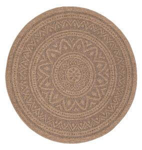 Στρογγυλό Χαλί Καλοκαιρινό (Φ200) Royal Carpet Avanos 8871 Black