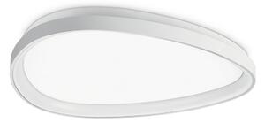 IDEAL LUX Φωτιστικό οροφής LED Gemini, λευκό, 61 εκ., 4000 K, με διακόπτη on/off, Λευκό, Σαλόνι / τραπεζαρία, Μέταλλο, σύγχρονο