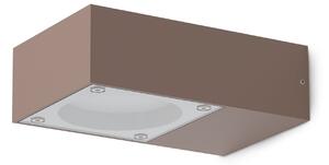 IDEAL LUX Φωτιστικό εξωτερικού χώρου Sirio, καφέ, πλάτος 10 cm, μέταλλο, Καφέ / Σκουριάς, Αλουμίνιο, σύγχρονο