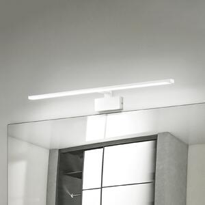 IDEAL LUX Φωτιστικό τοίχου LED Alma, λευκό μέταλλο, πλάτος 51 εκ., Λευκό, Σαλόνι / τραπεζαρία, Μέταλλο, σύγχρονο, Πρίζα τοίχου κάτω