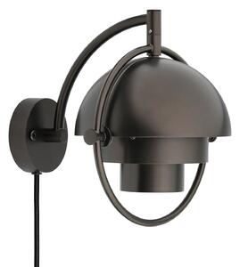 GUBI Gubi Φωτιστικό τοίχου Multi-Lite, μαύρο-χάλκινο, μέταλλο, ρυθμιζόμενος, Μαύρο, Σαλόνι / τραπεζαρία, Ορείχαλκος, σχεδιασμός