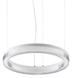 IDEAL LUX Κρεμαστό φωτιστικό LED Crown, διάμετρος 40 εκ., λευκό, μέταλλο, Λευκό, Σαλόνι / τραπεζαρία, Μέταλλο, σύγχρονο