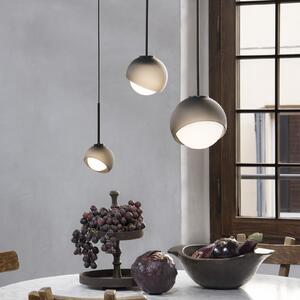 IDEAL LUX Κρεμαστό φωτιστικό Bloom, Ø 12 cm, μαύρο, μέταλλο/γυαλί, Μαύρο, Σαλόνι / τραπεζαρία, Μέταλλο, σύγχρονο