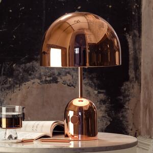 Tom Dixon LED επιτραπέζια λάμπα Bell, χάλκινο, 43 cm, ρυθμιζόμενη ένταση, ρυθμιζόμενος, Χαλκού, Σαλόνι / τραπεζαρία, Μέταλλο, σχεδιασμός