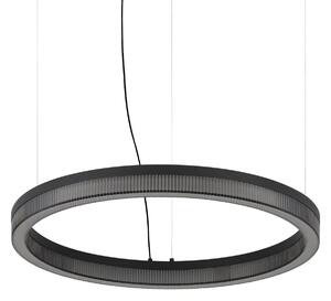 IDEAL LUX Κρεμαστό φωτιστικό LED Crown, διάμετρος 60 εκ., μαύρο, μέταλλο, Μαύρο, Σαλόνι / τραπεζαρία, Μέταλλο, σύγχρονο
