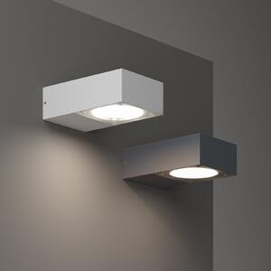 IDEAL LUX Εξωτερικός φωτιστικός τοίχου Sirio ανθρακί Πλάτος 10 cm Μεταλλικός, Μαύρο, Αλουμίνιο, σύγχρονο
