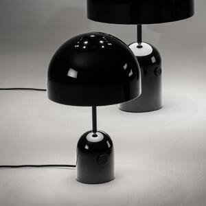 Tom Dixon LED επιτραπέζια λάμπα Bell, μαύρη, ύψος 43 cm, ρυθμιζόμενη ένταση, ρυθμιζόμενος, Μαύρο, Σαλόνι / τραπεζαρία, Μέταλλο, σχεδιασμός
