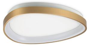 IDEAL LUX Φωτιστικό οροφής LED Gemini, ορείχαλκος, 42 εκ., 4000 K, on/off, Χρυσό / Ορείχαλκου, Σαλόνι / τραπεζαρία, Μέταλλο, σύγχρονο