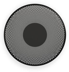 Northern LED απλίκι Glint, μαύρο ματ, ατσάλι, Ø 25 cm, ρυθμιζόμενος, Μαύρο, Σαλόνι / τραπεζαρία, Αλουμίνιο, σχεδιασμός