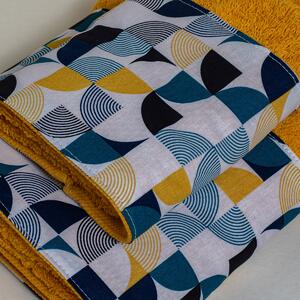 Πετσέτα Χεριών (30x50) White Fabric Lewis Yellow 600gsm