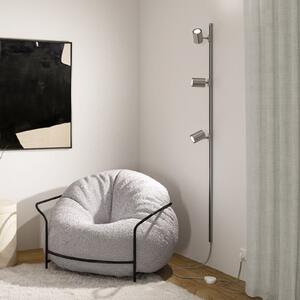 Paulmann URail LED σποτ σιδηροτροχιάς Luxe Zigbee χρώμιο ματ GU10, ρυθμιζόμενος, Μεταλλικό, Σαλόνι / τραπεζαρία, Πλαστικό, σύγχρονο