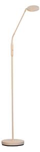 FISCHER & HONSEL Λάμπα LED Sorento, ύψος 138 cm, χρώμα άμμου, μέταλλο, CCT, ρυθμιζόμενος, Μπεζ, Σαλόνι / τραπεζαρία, Μέταλλο, σύγχρονο