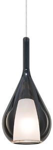 IDEAL LUX Ideal Lux Κρεμαστή λάμπα Kalique 3, καπνιστό γκρι, Ø 18 cm, ρυθμιζόμενος, Γκρι, Σαλόνι / τραπεζαρία, Πλαστικό, σύγχρονο
