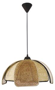 Φωτιστικό Οροφής Μονόφωτο Heronia HK/60 14-0322 Brown/Natural