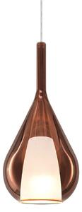IDEAL LUX Ιδανική κρεμαστή λάμπα Ideal Lux Kalique 3, χάλκινο χρώμα, Ø 18 cm, ρυθμιζόμενος, Χαλκού, Σαλόνι / τραπεζαρία, Πλαστικό, σύγχρονο