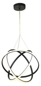 Φωτιστικό Οροφής LED 3 CCT Heronia Atomic/40 01-0406 Black