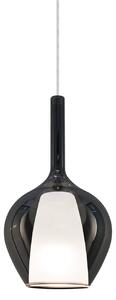 IDEAL LUX Ideal Lux Κρεμαστή λάμπα Kalique 1, καπνιστό γκρι, Ø 18 cm, ρυθμιζόμενος, Γκρι, Σαλόνι / τραπεζαρία, Πλαστικό, σύγχρονο