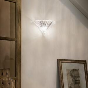 IDEAL LUX Ideal Lux Φωτιστικό τοίχου Santa, πλάτος 39 cm, διαφανές, γυαλί, Διαφανές, Σαλόνι / τραπεζαρία, Γυαλί